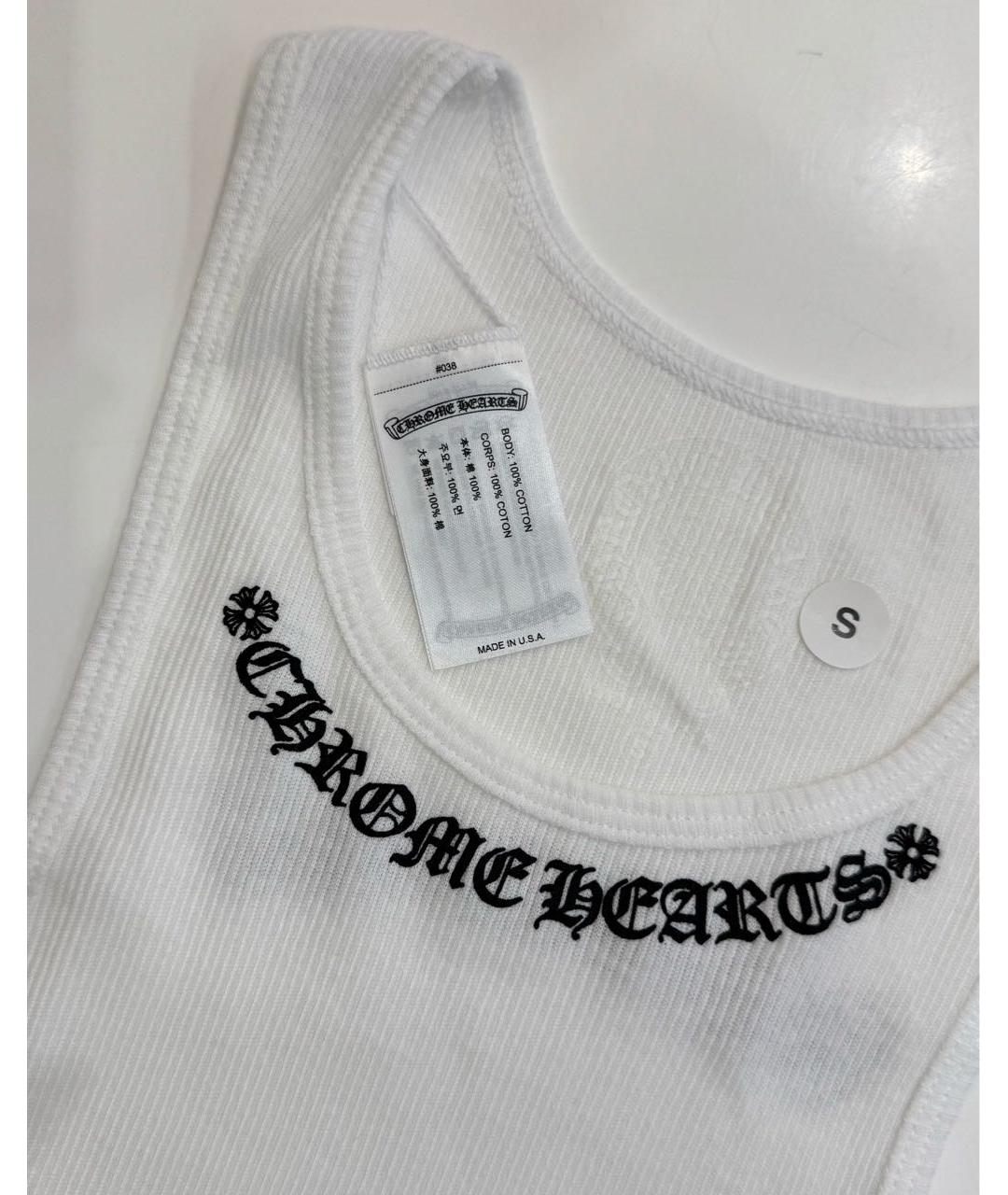 CHROME HEARTS Белая майка, фото 2