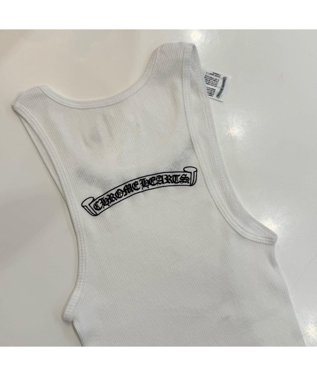 CHROME HEARTS Белая майка, фото 3
