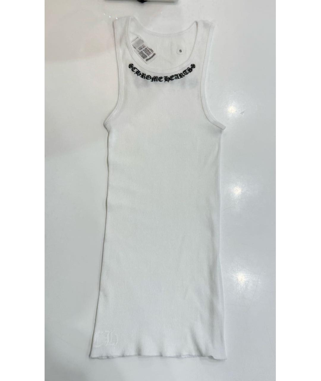 CHROME HEARTS Белая майка, фото 7