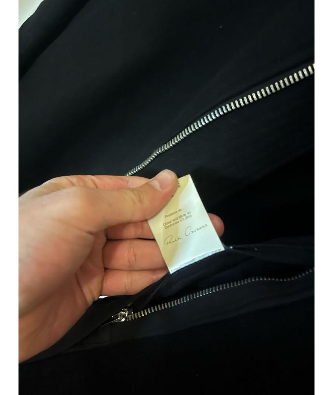 RICK OWENS Черная шерстяная куртка, фото 3