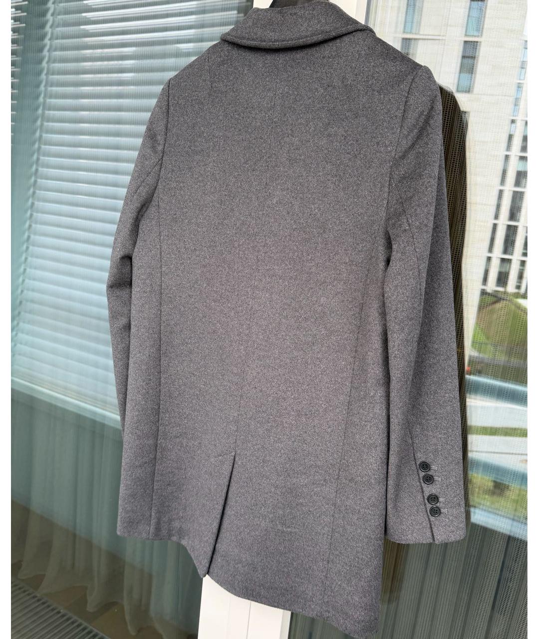 12 STOREEZ Антрацитовый шерстяной жакет/пиджак, фото 3
