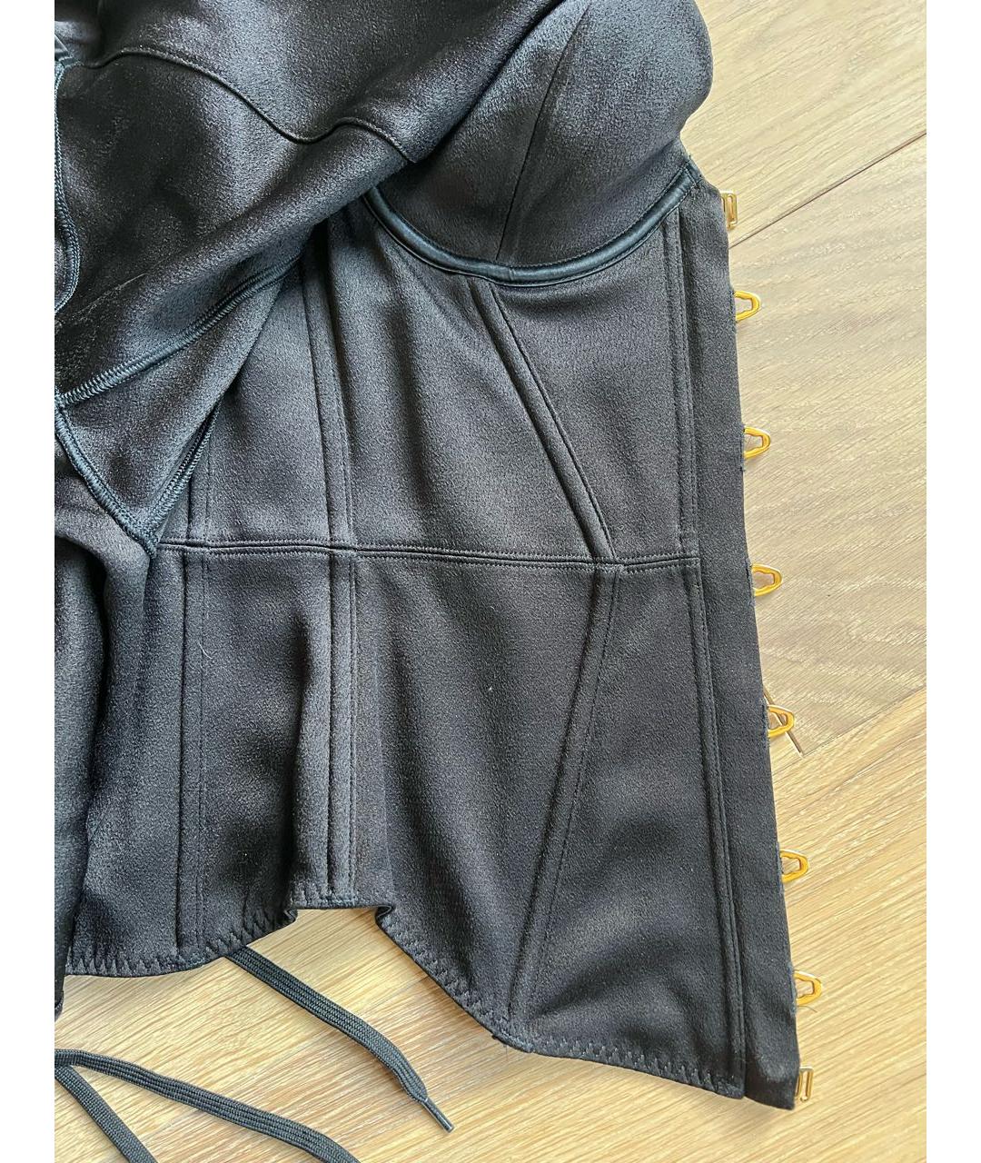 AGENT PROVOCATEUR Черный вискозный корсет, фото 4