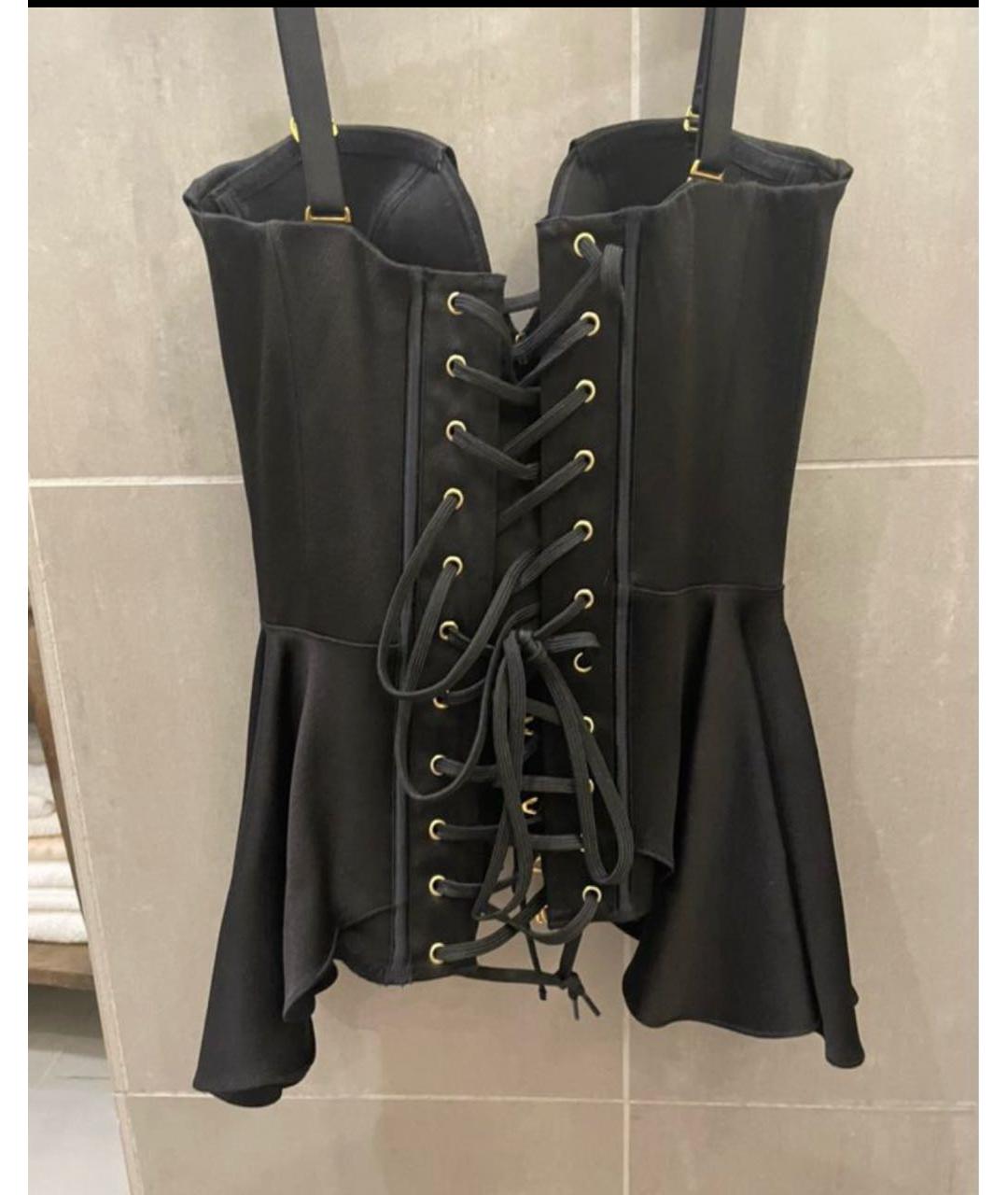 AGENT PROVOCATEUR Черный вискозный корсет, фото 3