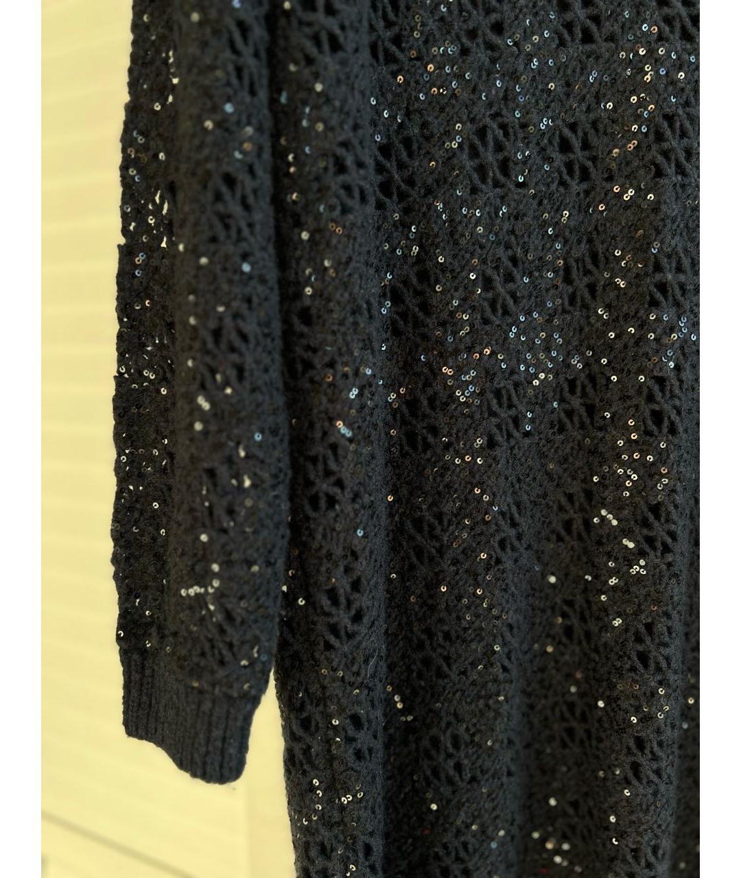 BRUNELLO CUCINELLI Антрацитовое кашемировое повседневное платье, фото 3