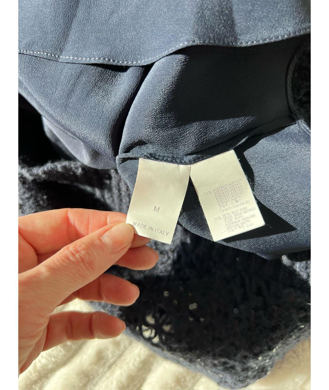 BRUNELLO CUCINELLI Антрацитовое кашемировое повседневное платье, фото 6