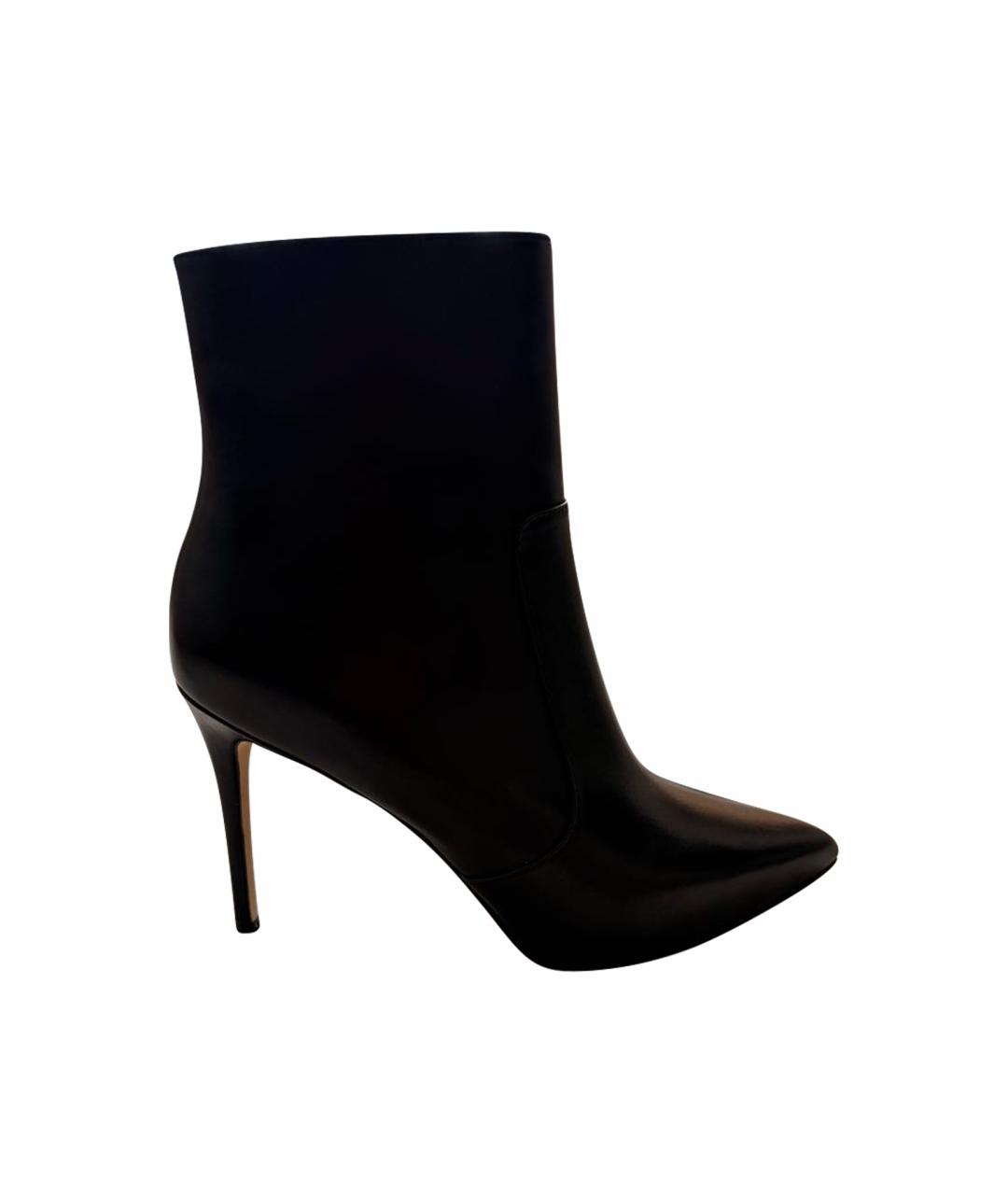 MICHAEL KORS Черные кожаные ботинки, фото 1