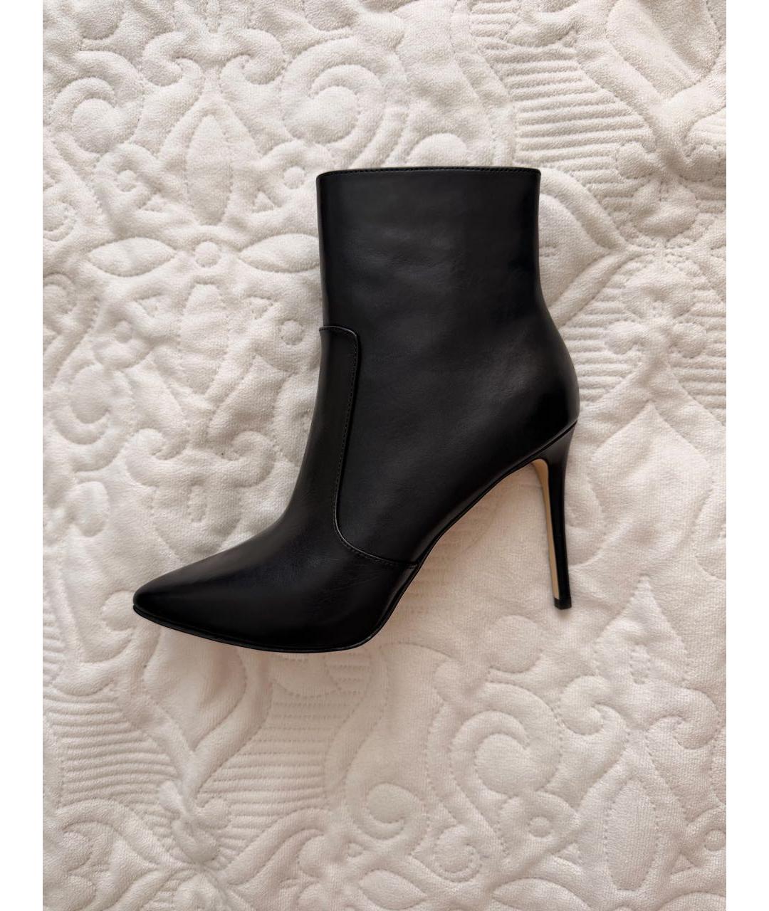 MICHAEL KORS Черные кожаные ботинки, фото 3