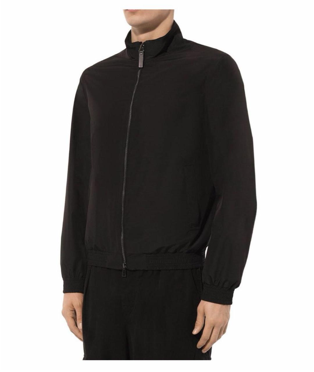 CANALI Черная полиэстеровая куртка, фото 3