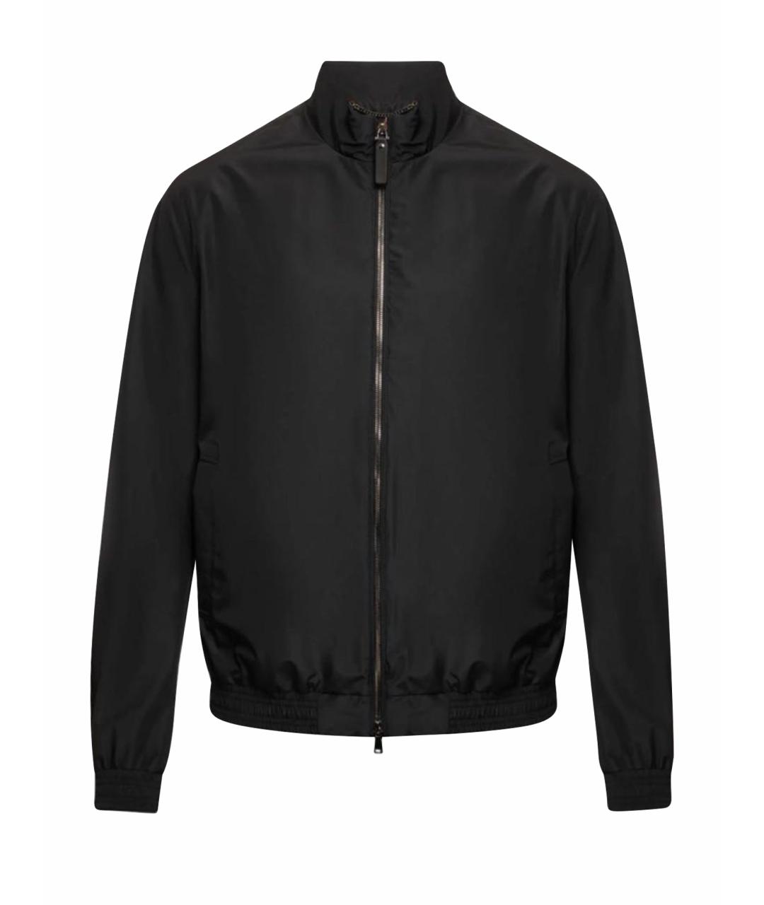 CANALI Черная полиэстеровая куртка, фото 1