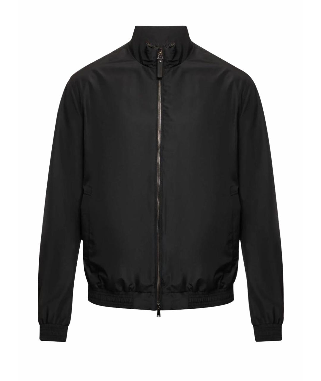 CANALI Черная полиэстеровая куртка, фото 7