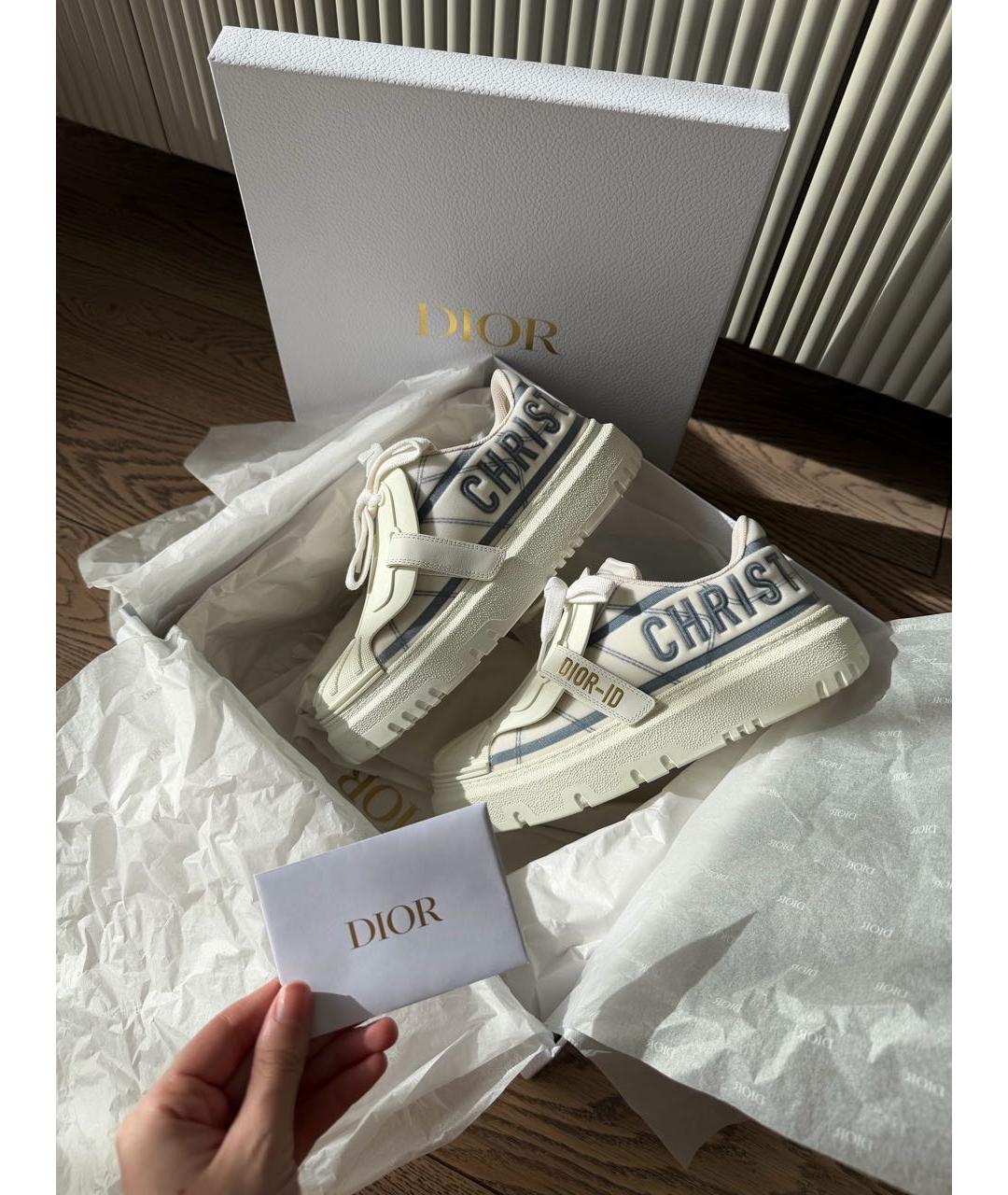 CHRISTIAN DIOR Белые кеды, фото 5