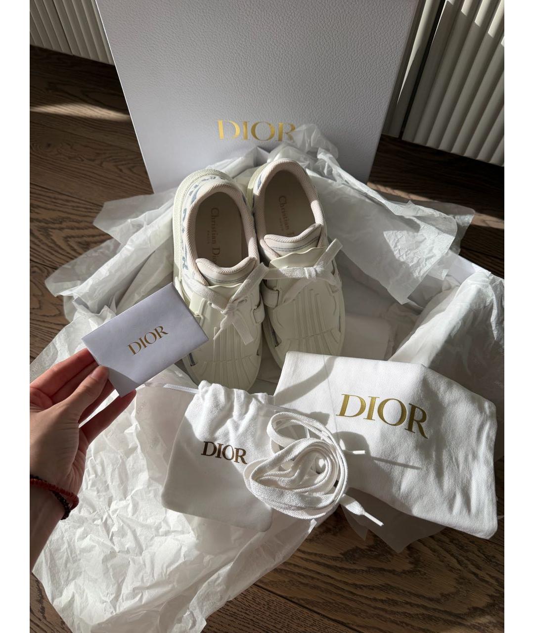 CHRISTIAN DIOR Белые кеды, фото 8