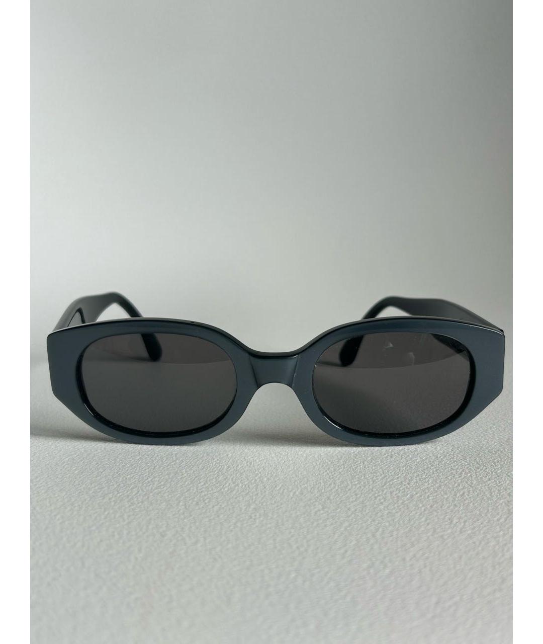 DOLCE&GABBANA Антрацитовые пластиковые солнцезащитные очки, фото 7