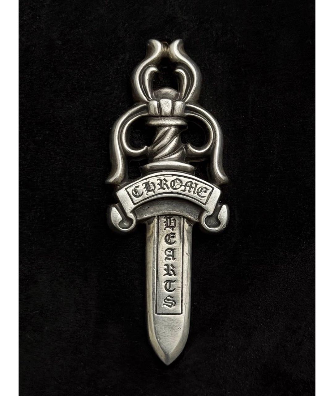 CHROME HEARTS Черный кожаный рюкзак, фото 5