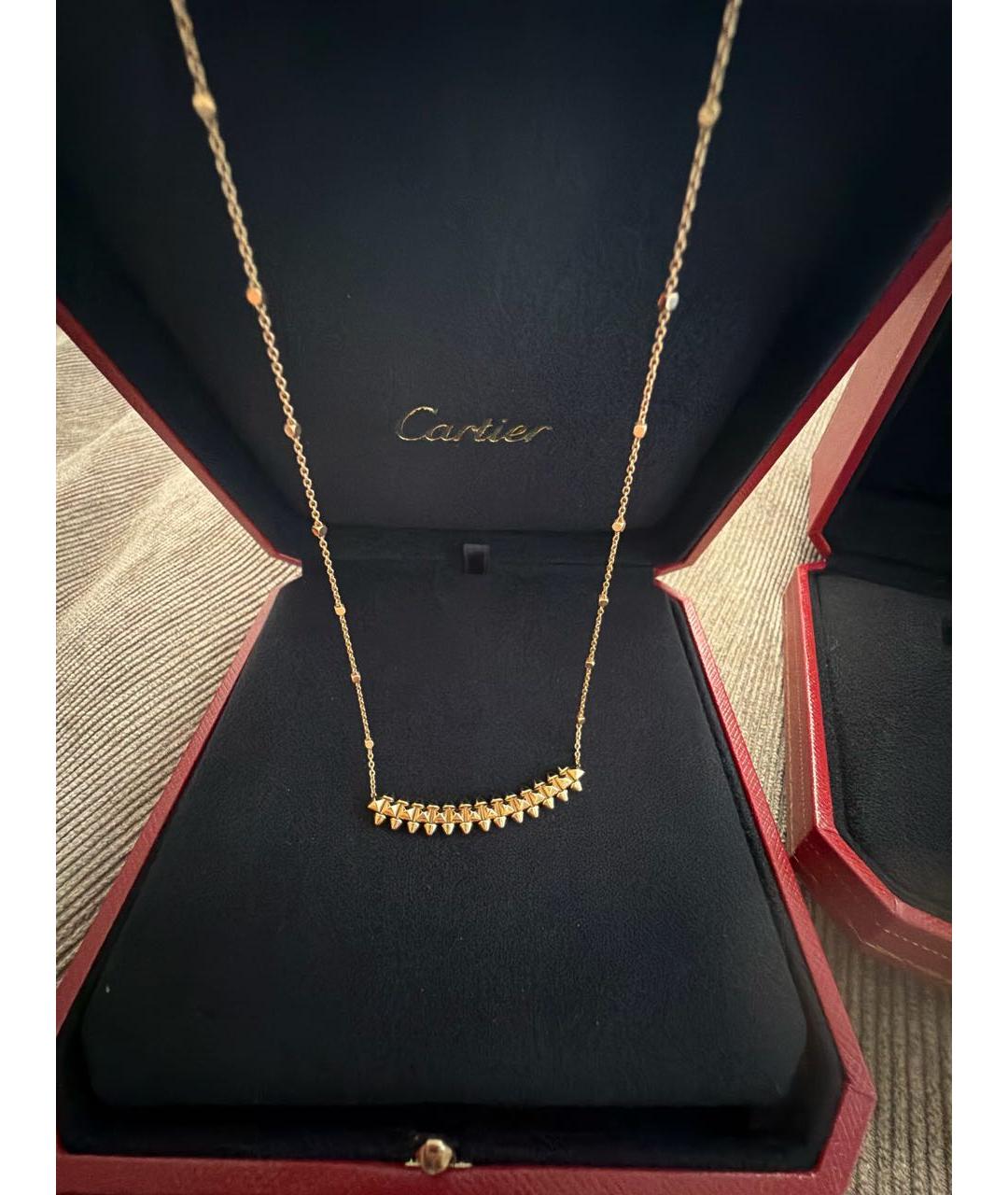 CARTIER Золотое колье из розового золота, фото 4