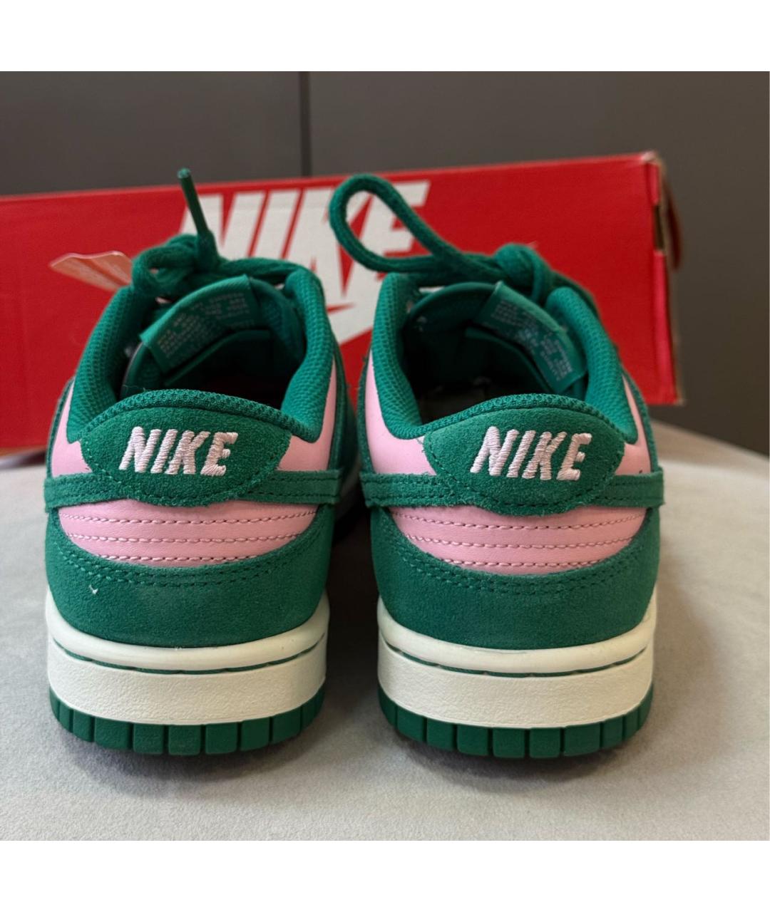 NIKE Зеленые замшевые кеды, фото 4