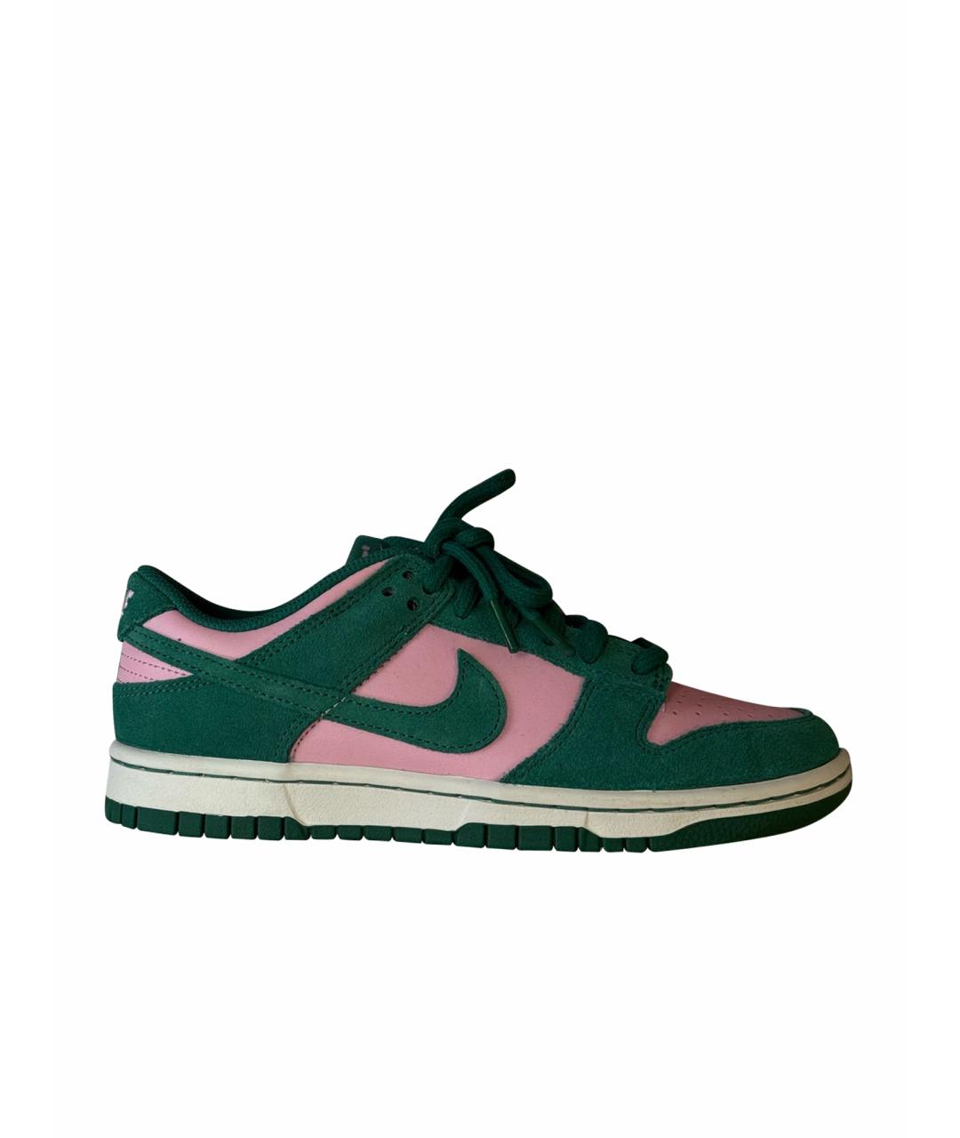 NIKE Зеленые замшевые кеды, фото 1