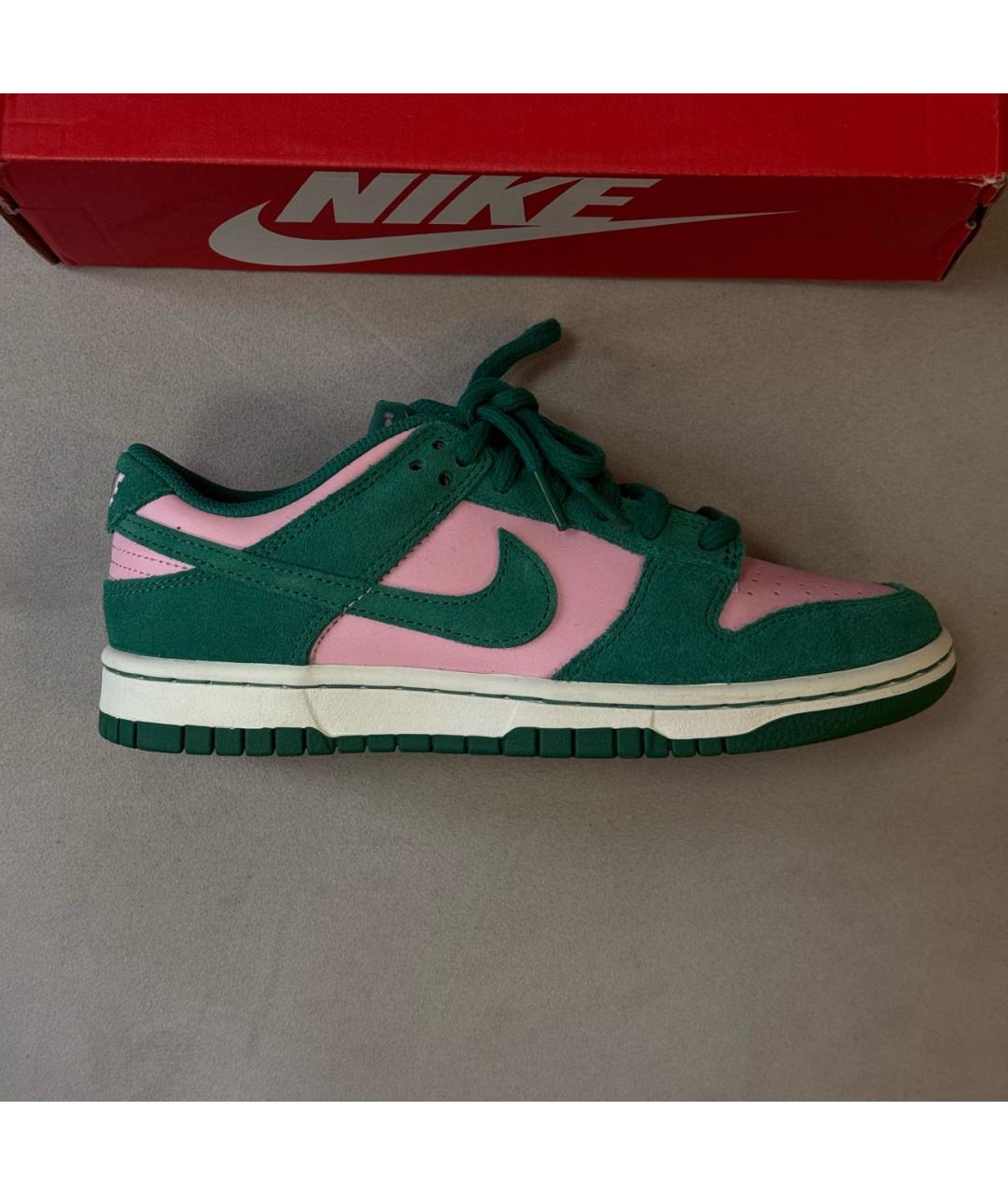 NIKE Зеленые замшевые кеды, фото 5