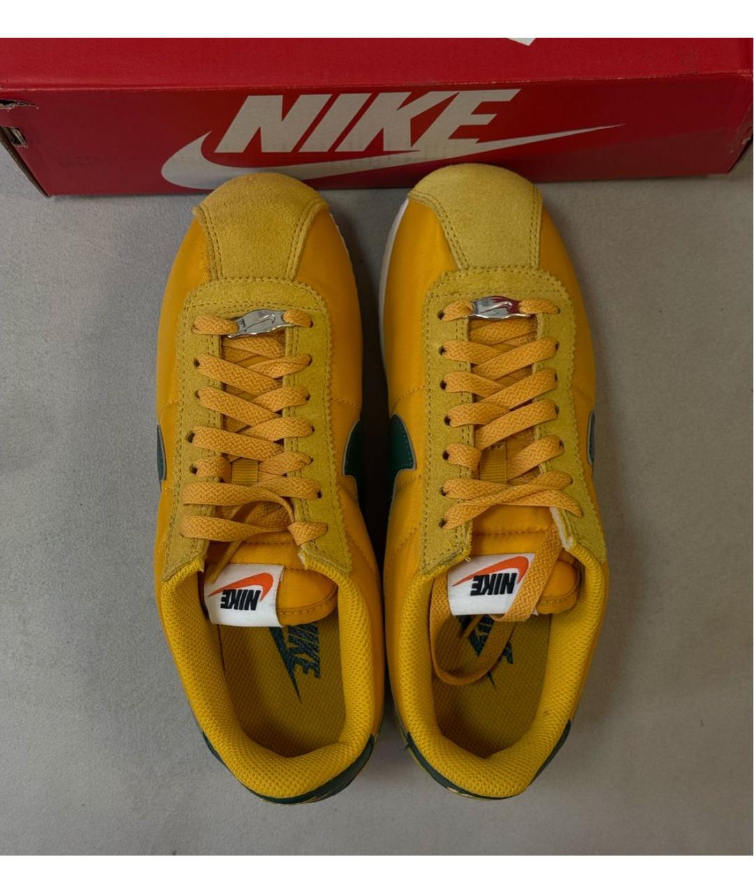 NIKE Желтые текстильные кеды, фото 3