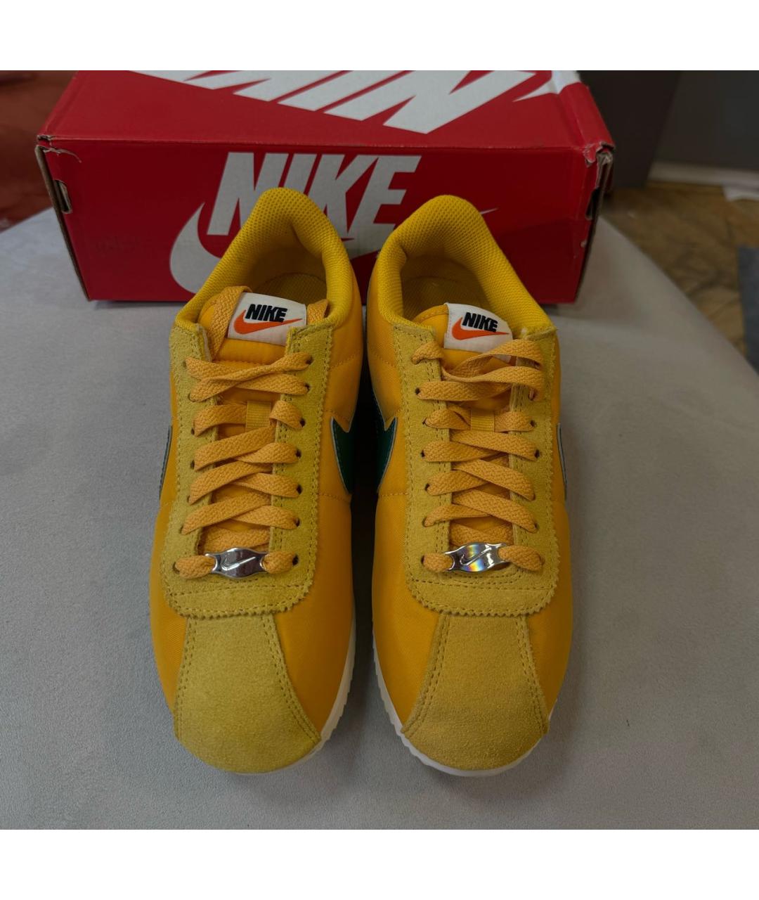 NIKE Желтые текстильные кеды, фото 2