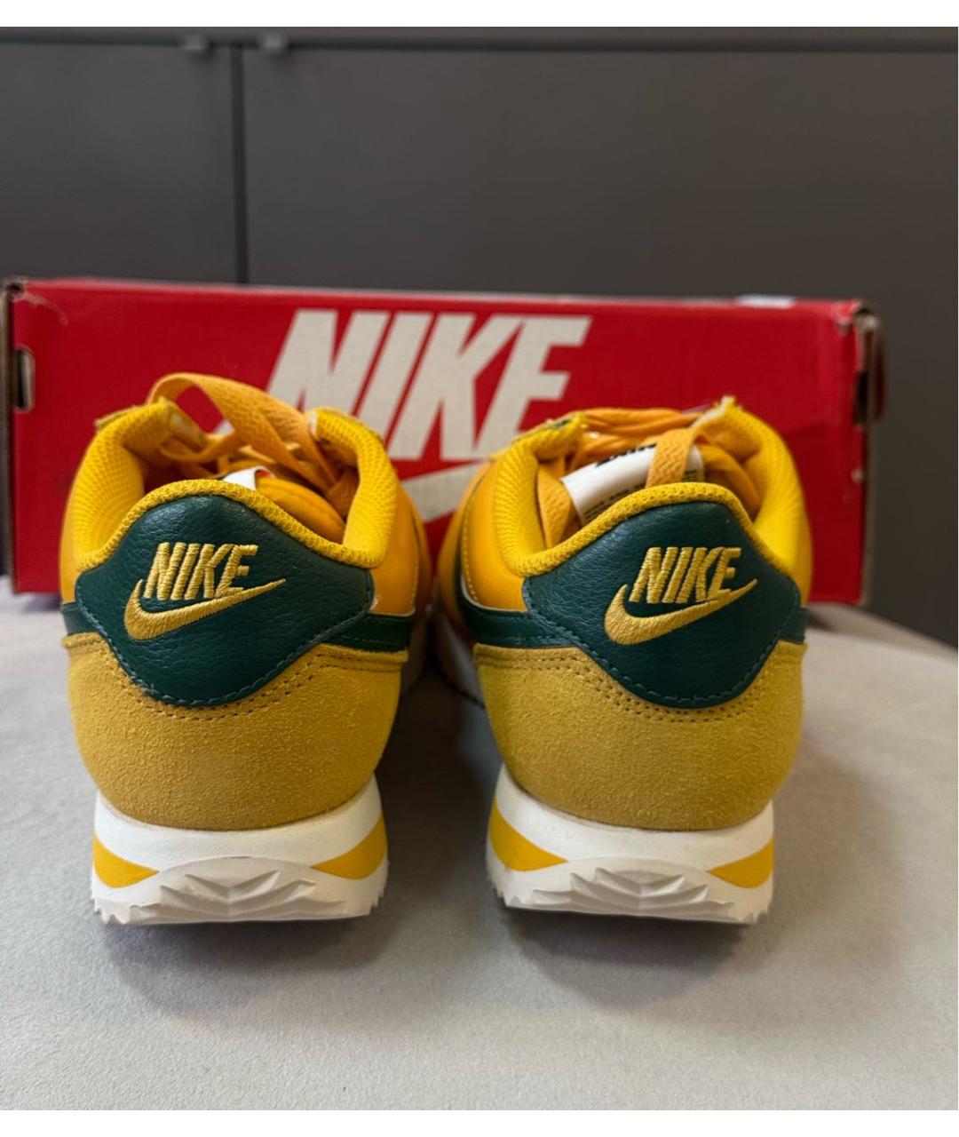 NIKE Желтые текстильные кеды, фото 4