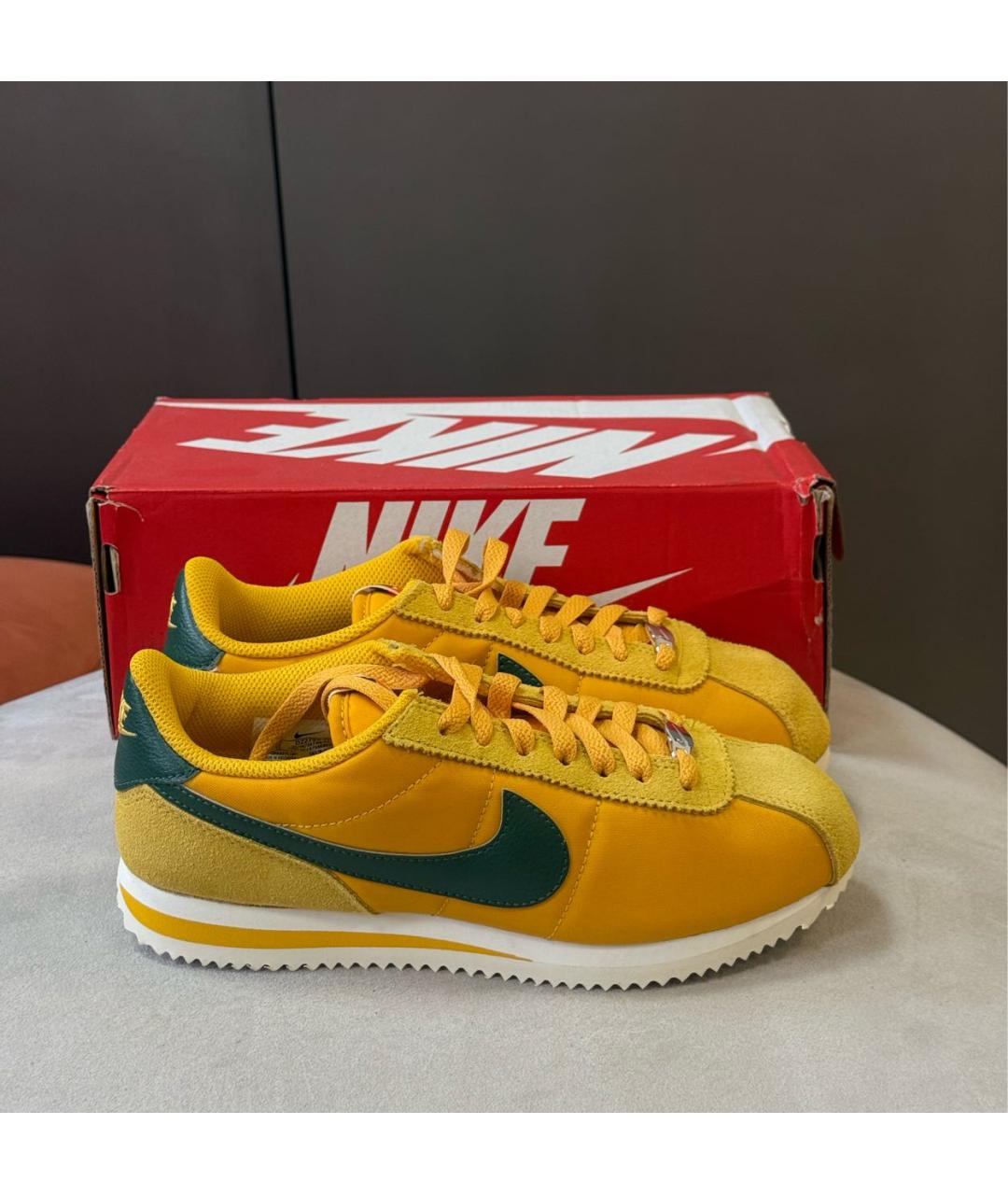 NIKE Желтые текстильные кеды, фото 5