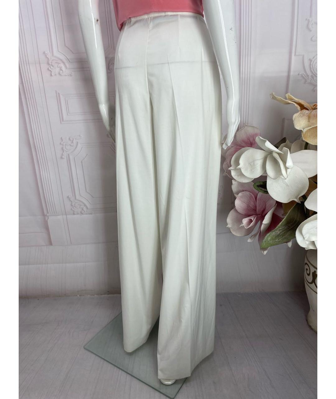 LIVIANA CONTI Белые полиэстеровые брюки широкие, фото 7