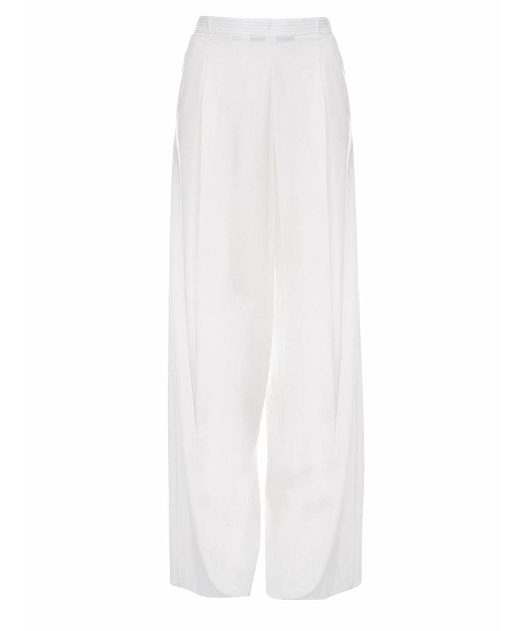LIVIANA CONTI Белые полиэстеровые брюки широкие, фото 1