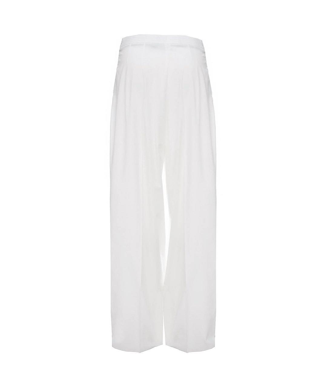 LIVIANA CONTI Белые полиэстеровые брюки широкие, фото 2