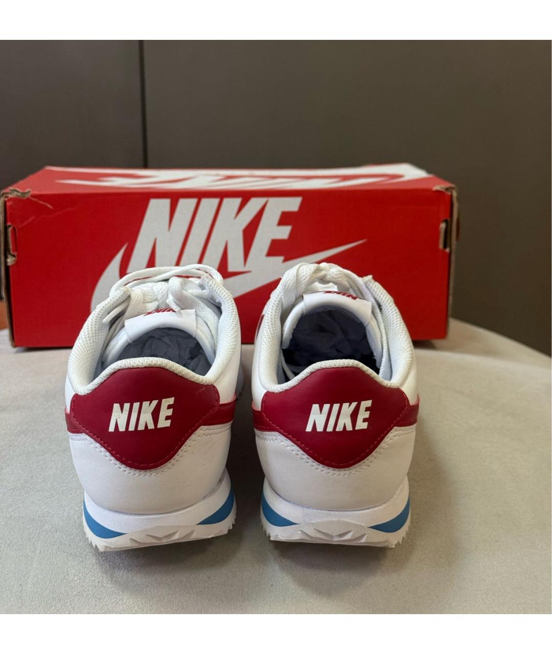 NIKE Белые кожаные кеды, фото 4