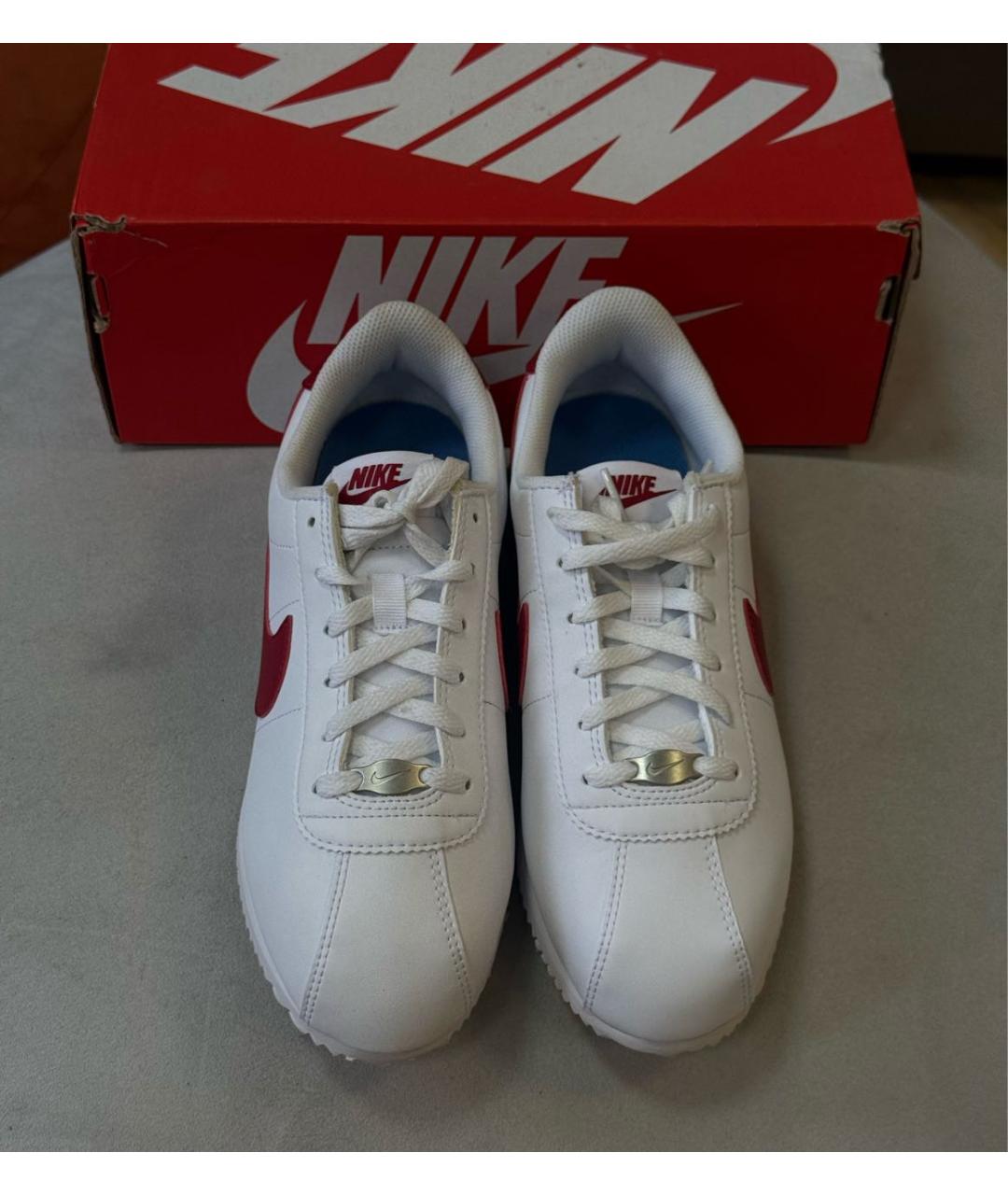 NIKE Белые кожаные кеды, фото 2