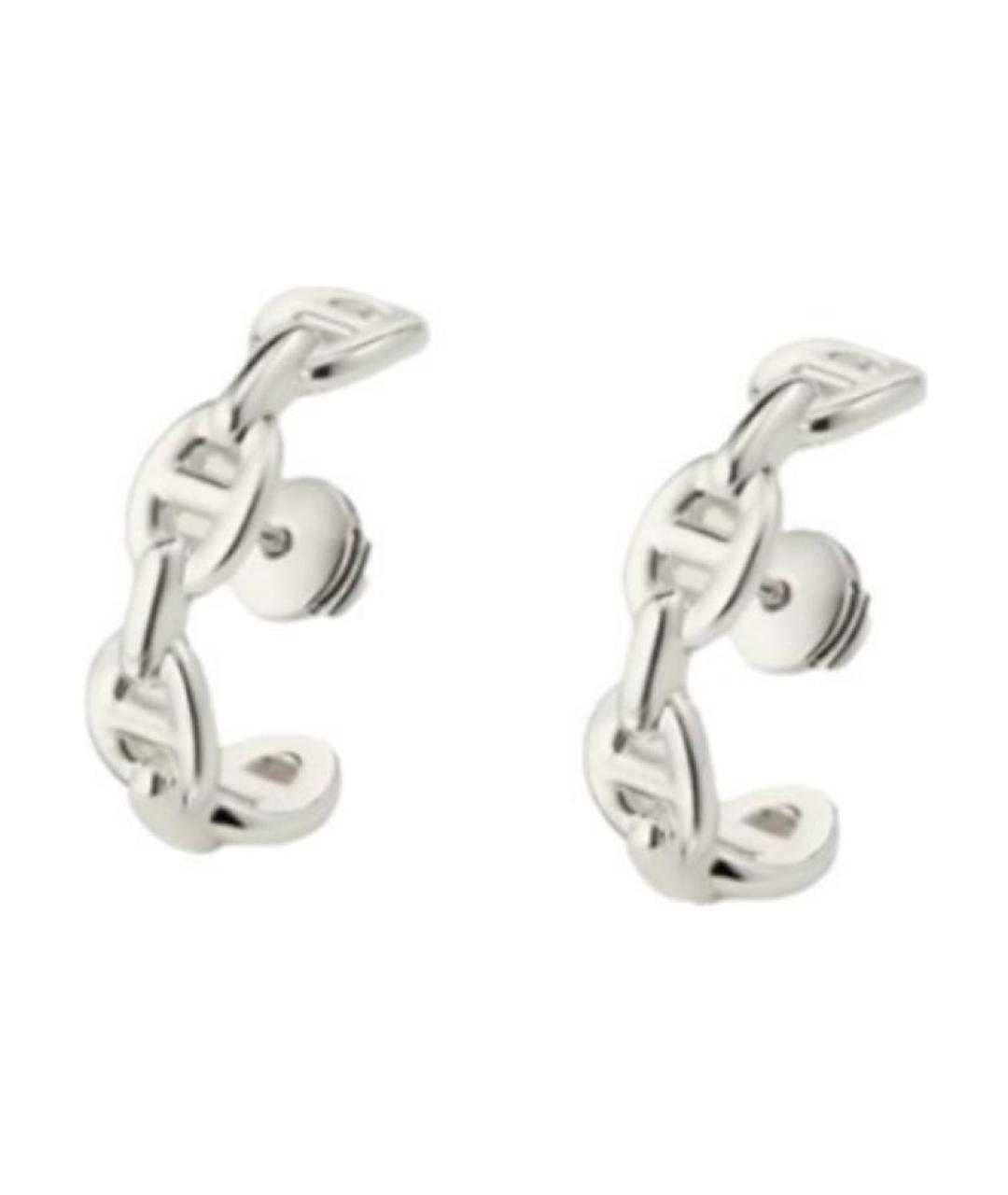 HERMES Серебряные серьги, фото 1