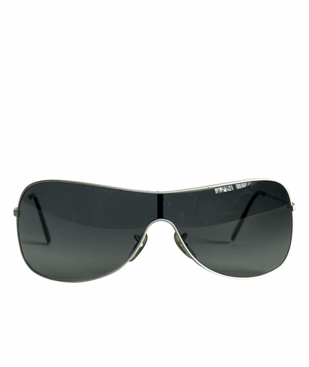 RAY BAN Белые металлические солнцезащитные очки, фото 1