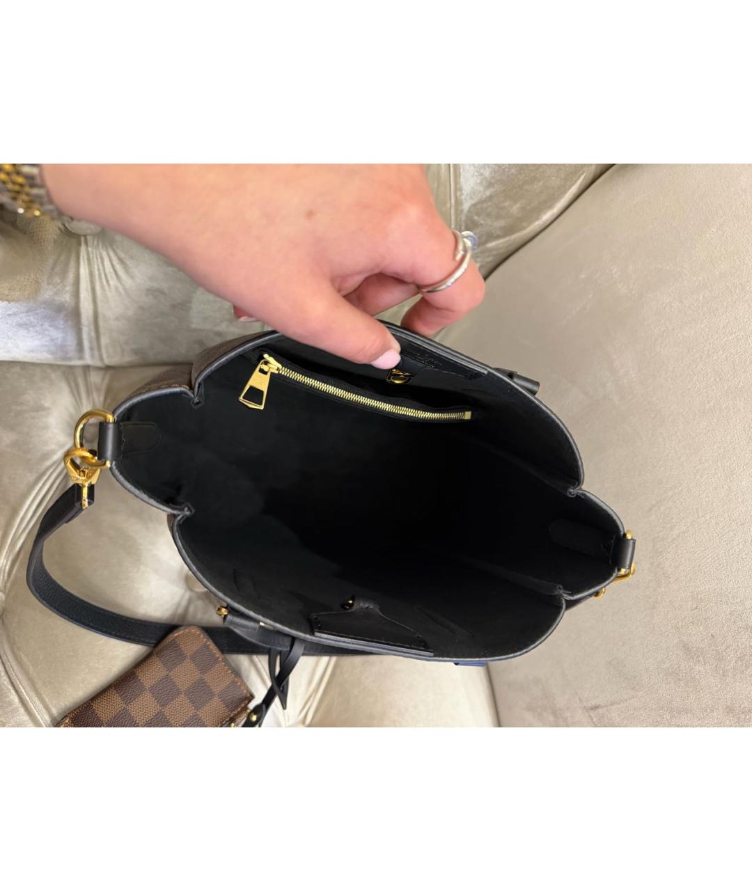 LOUIS VUITTON Коричневая сумка с короткими ручками, фото 4