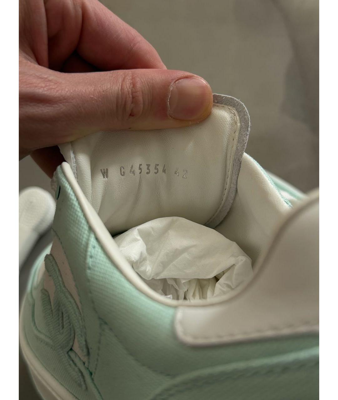 CHANEL Белые текстильные кеды, фото 4
