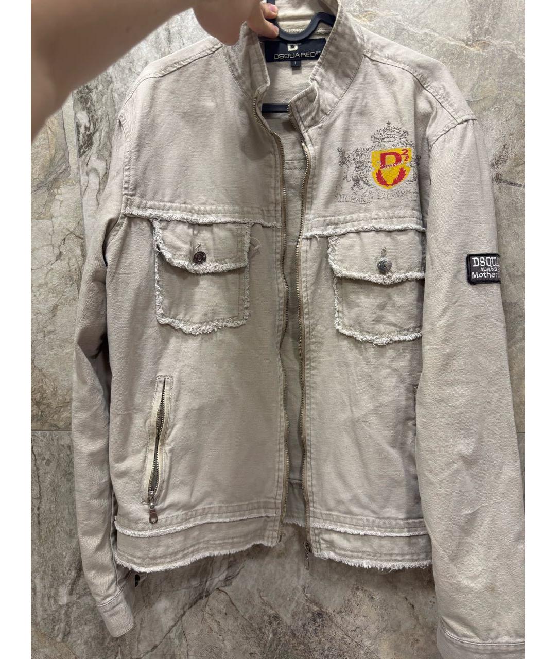 DSQUARED2 Бежевая куртка, фото 5