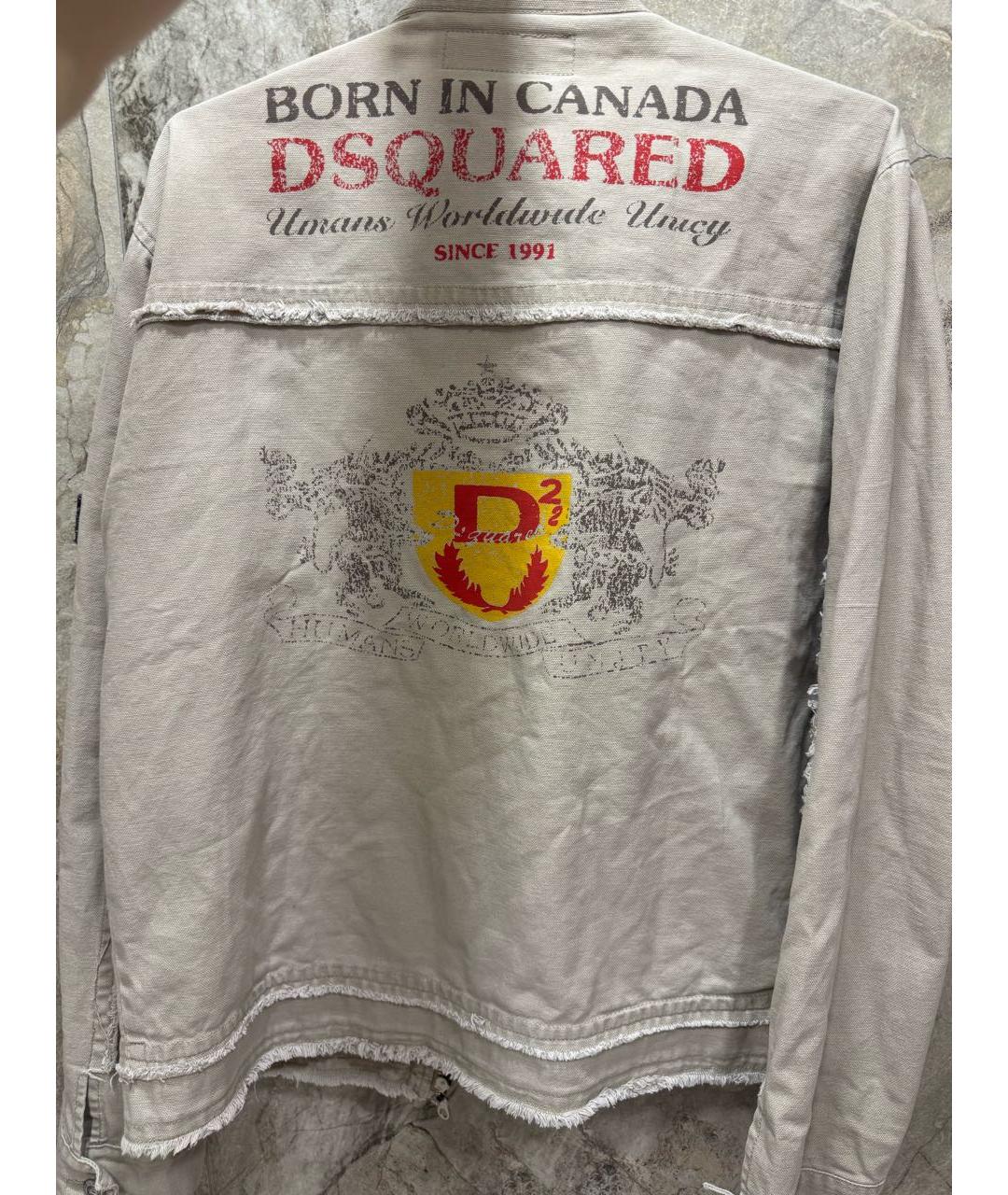 DSQUARED2 Бежевая куртка, фото 2