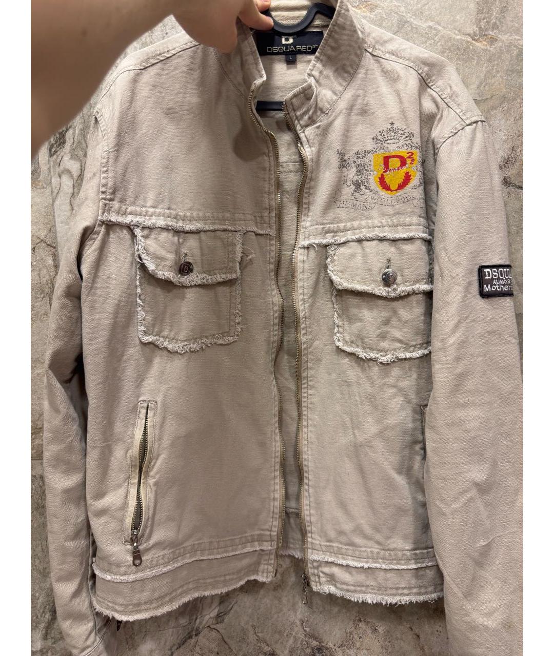 DSQUARED2 Бежевая куртка, фото 6