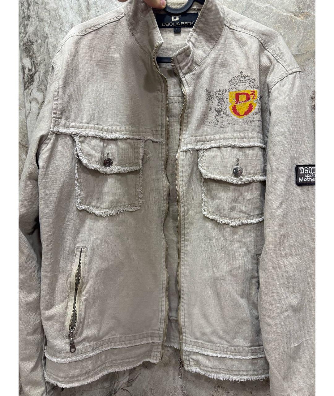 DSQUARED2 Бежевая куртка, фото 7