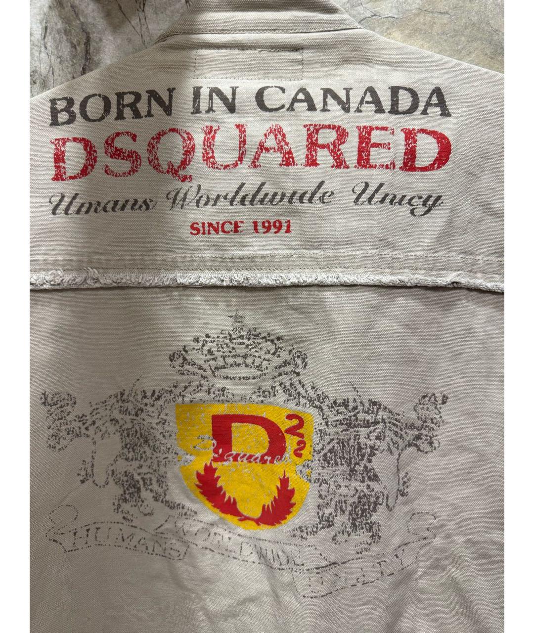 DSQUARED2 Бежевая куртка, фото 3