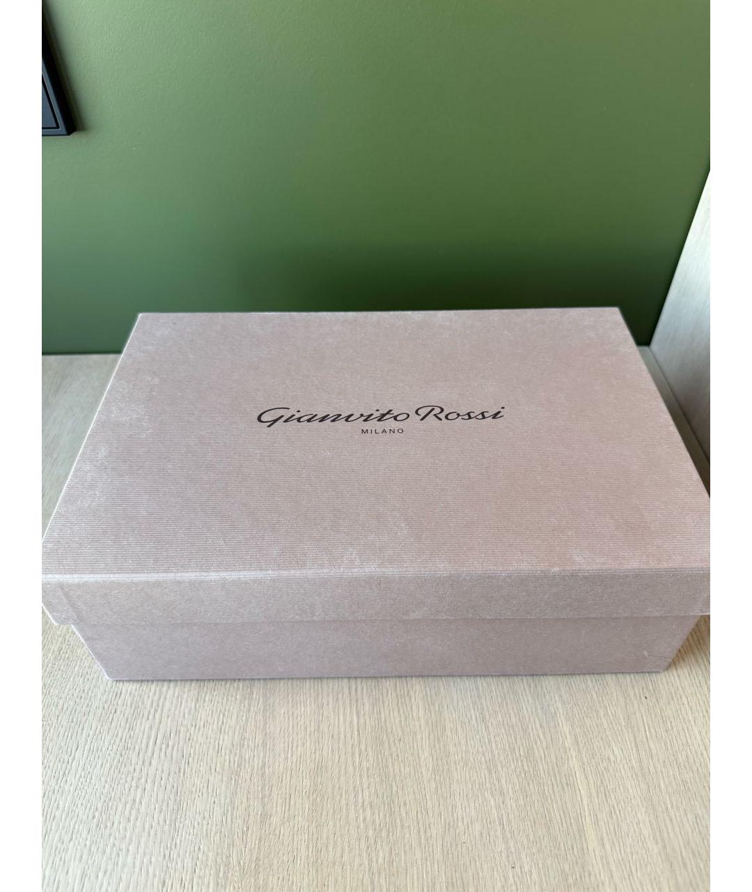 GIANVITO ROSSI Бежевые туфли из лакированной кожи, фото 6