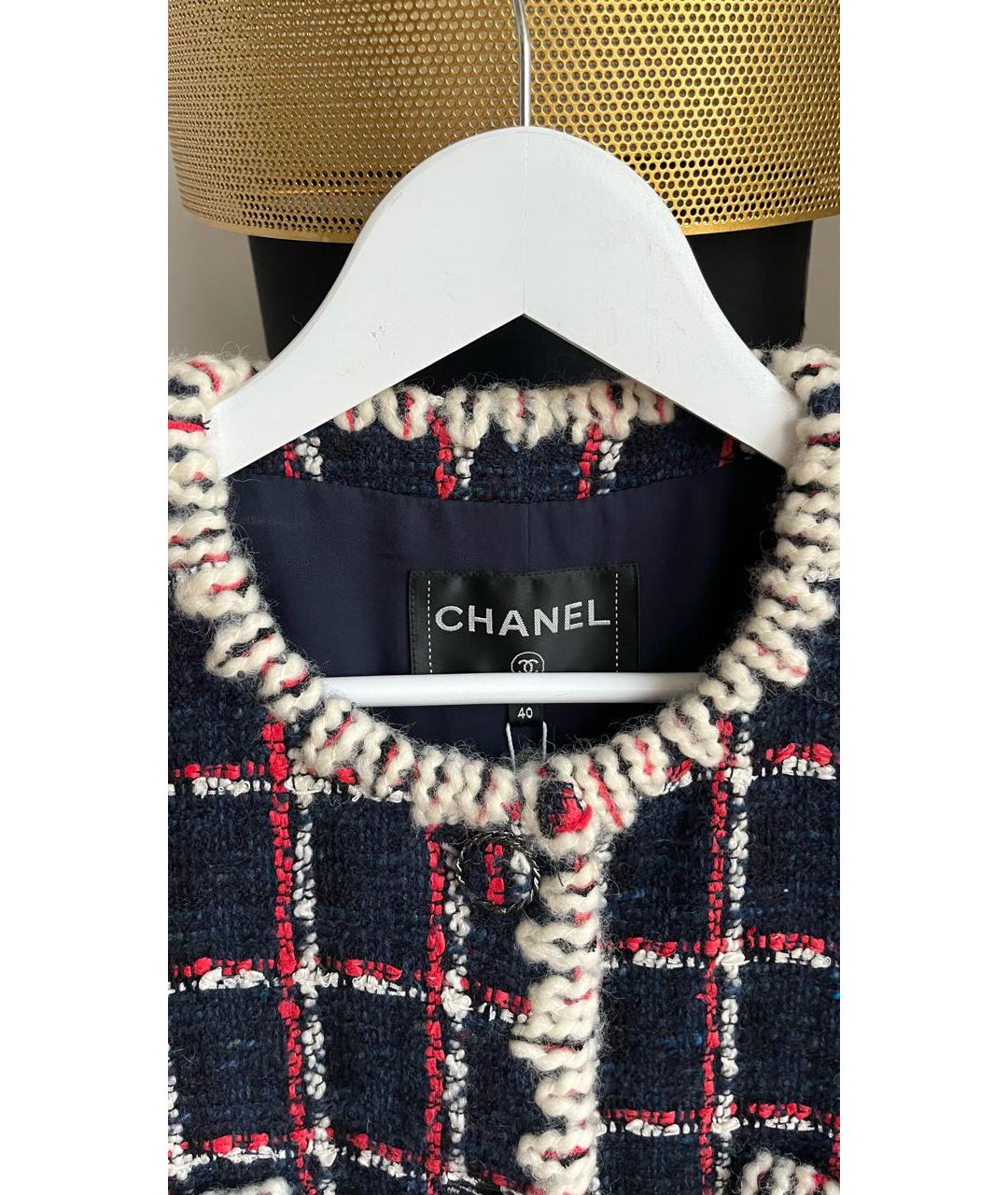 CHANEL Темно-синий жилет, фото 2