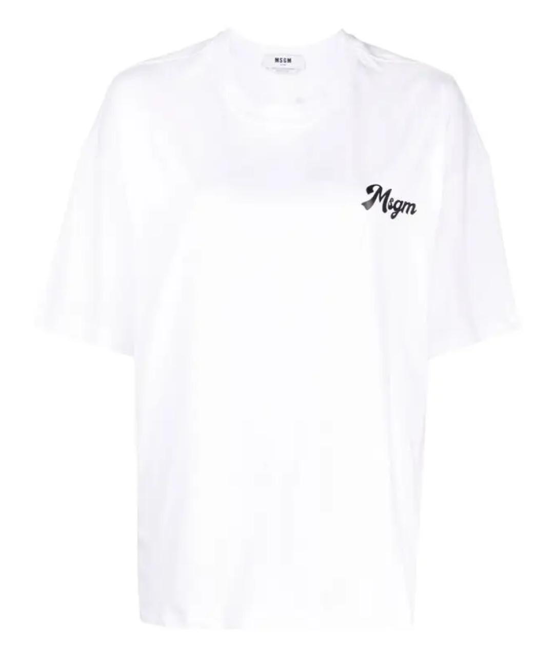 MSGM Белая футболка, фото 1