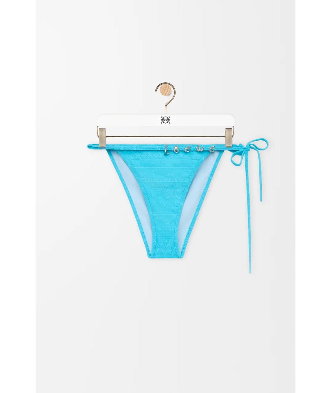 LOEWE Бирюзовый полиамидовый купальник, фото 5