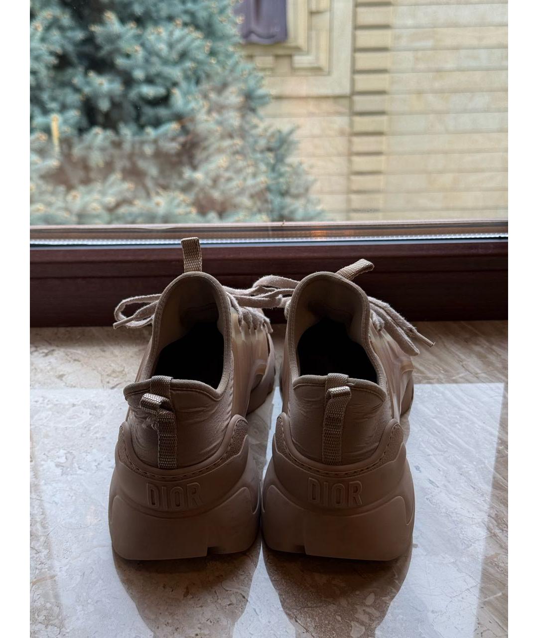 CHRISTIAN DIOR Бежевые кроссовки, фото 3