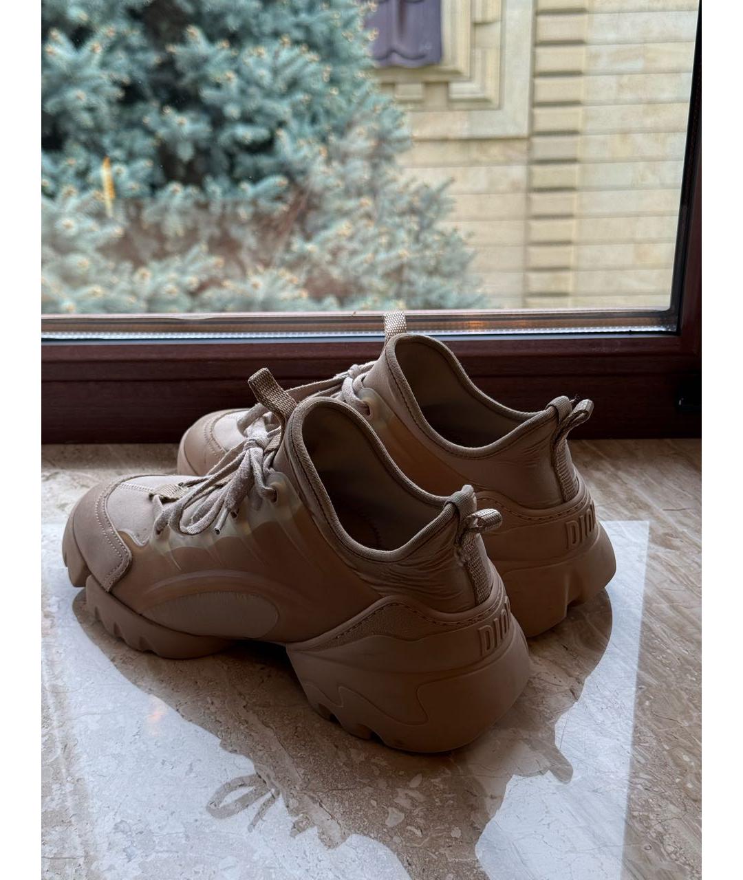 CHRISTIAN DIOR Бежевые кроссовки, фото 2