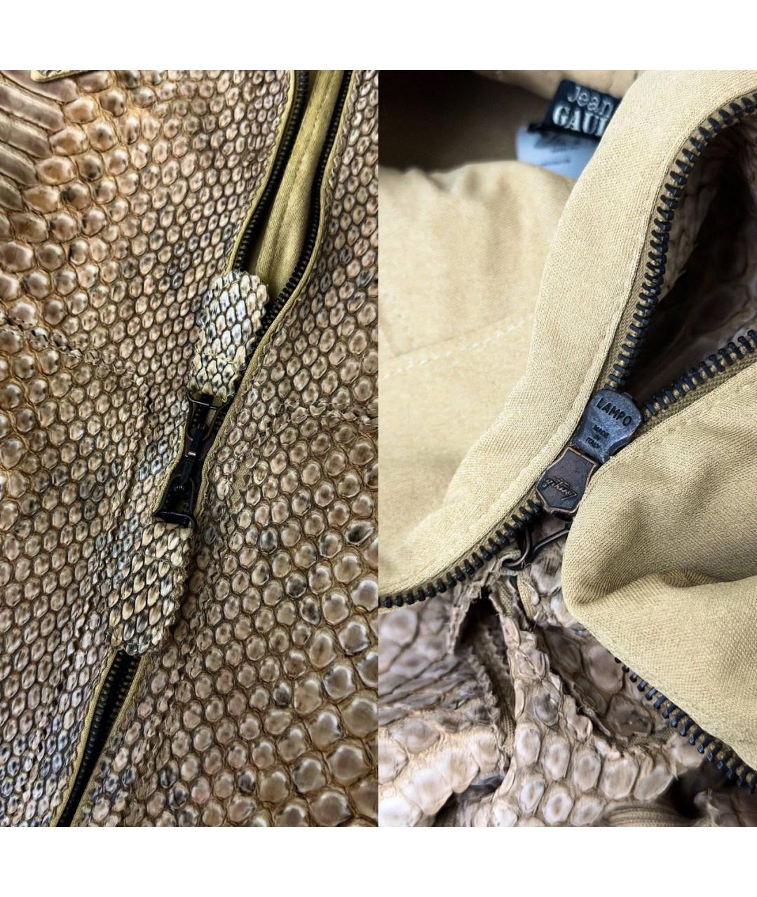 JEAN PAUL GAULTIER Жилетка из экзотической кожи, фото 5