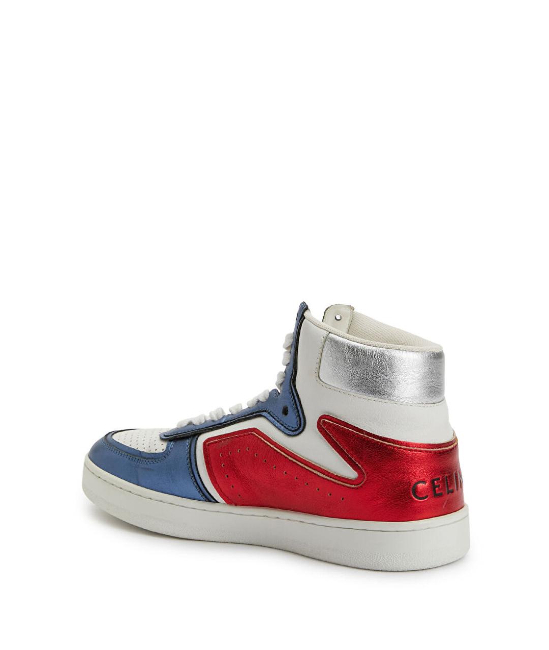 CELINE Мульти кожаные кроссовки, фото 8