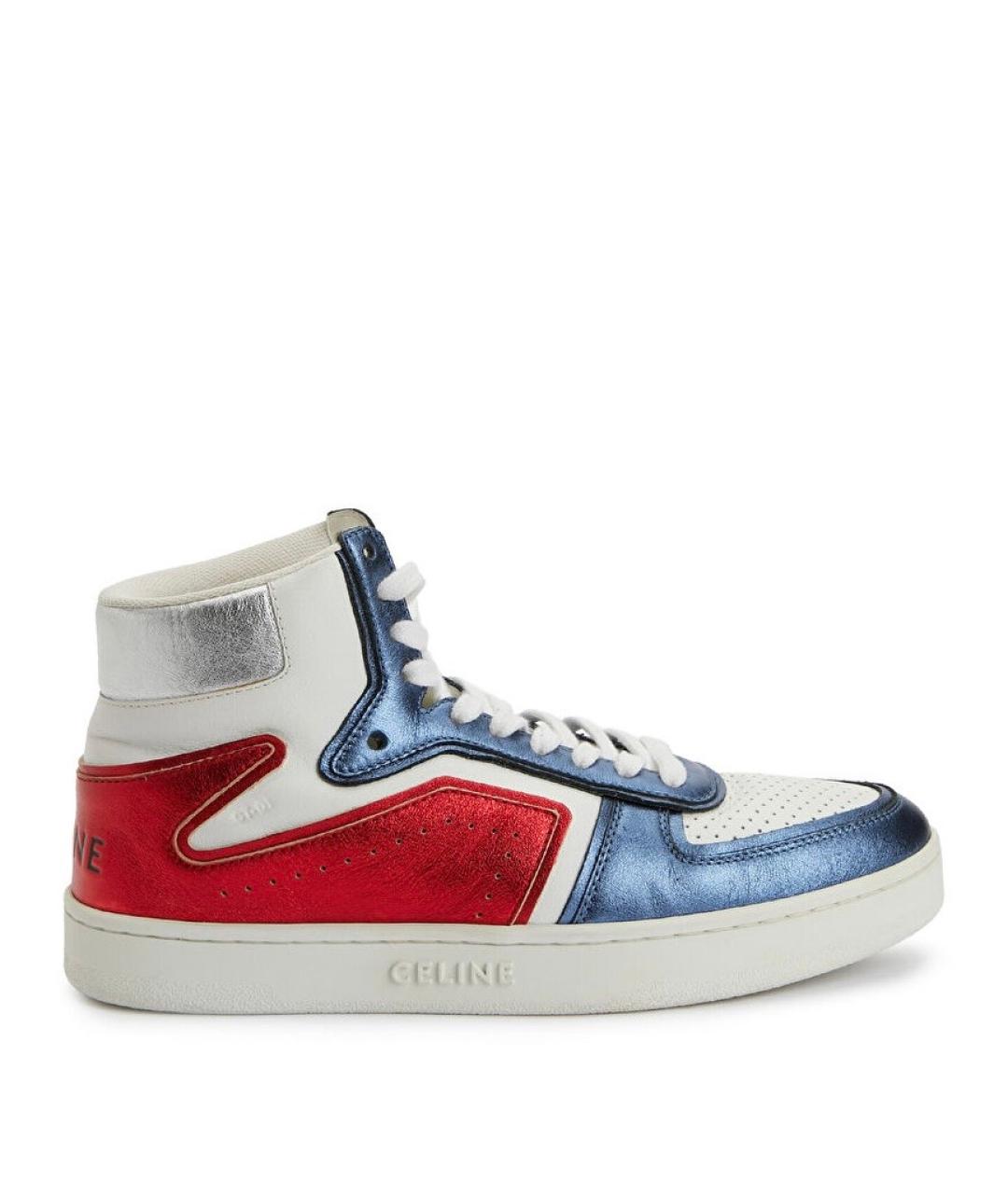 CELINE Мульти кожаные кроссовки, фото 5