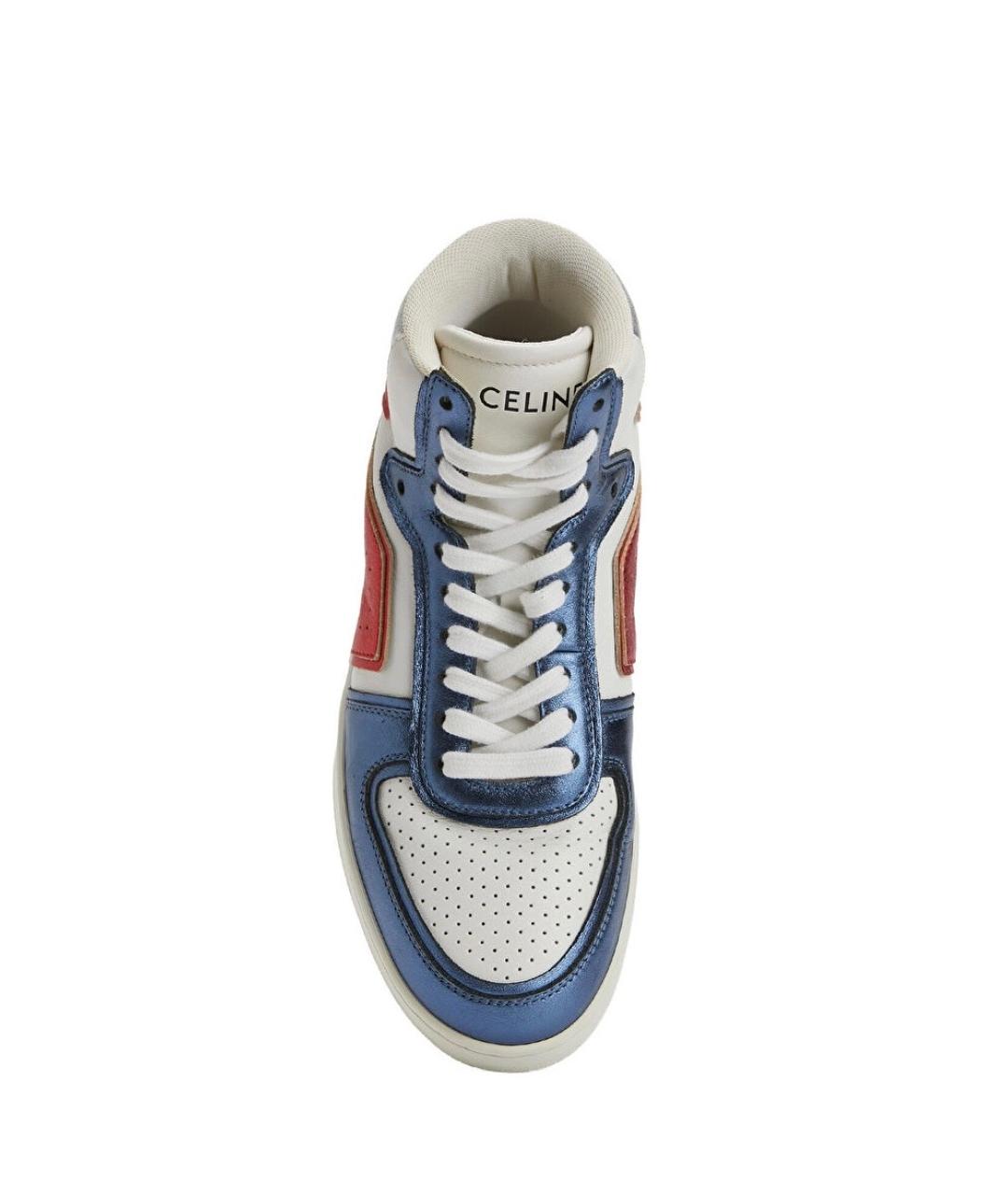 CELINE Мульти кожаные кроссовки, фото 7